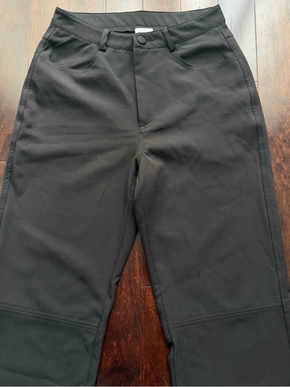 Princess Polly Women’s Black Slacks Size 4 Pants Wide Leg High Rise Work office - Picture 2 of 6
